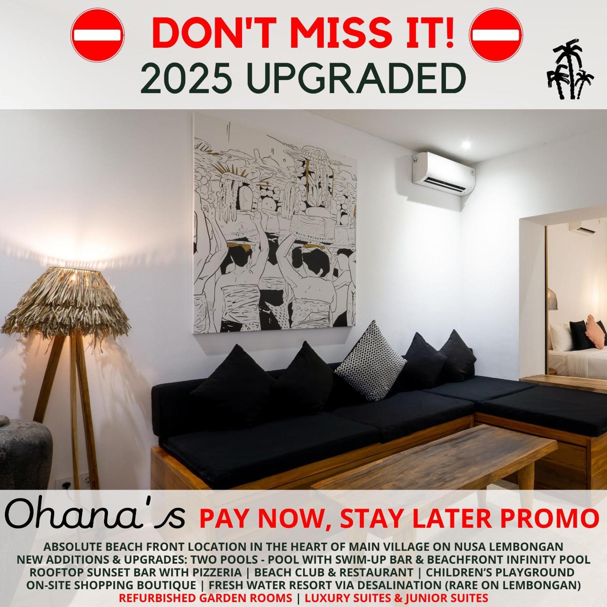 Ohana'S Beachfront Resort & Beach Club Nusa Lembongan  Bagian luar foto